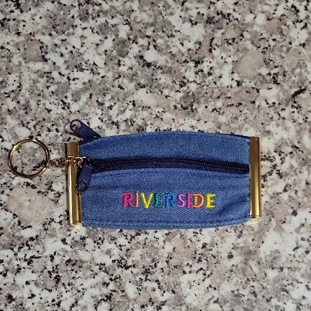 Riverside Denim Keychain Pouch